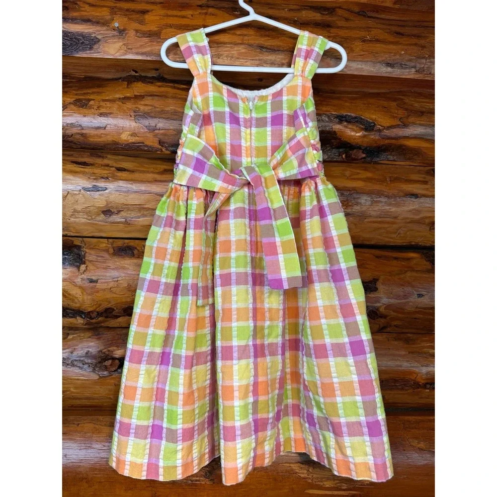 Bonnie Jean‎ Pastel Plaid Sundress Size 5